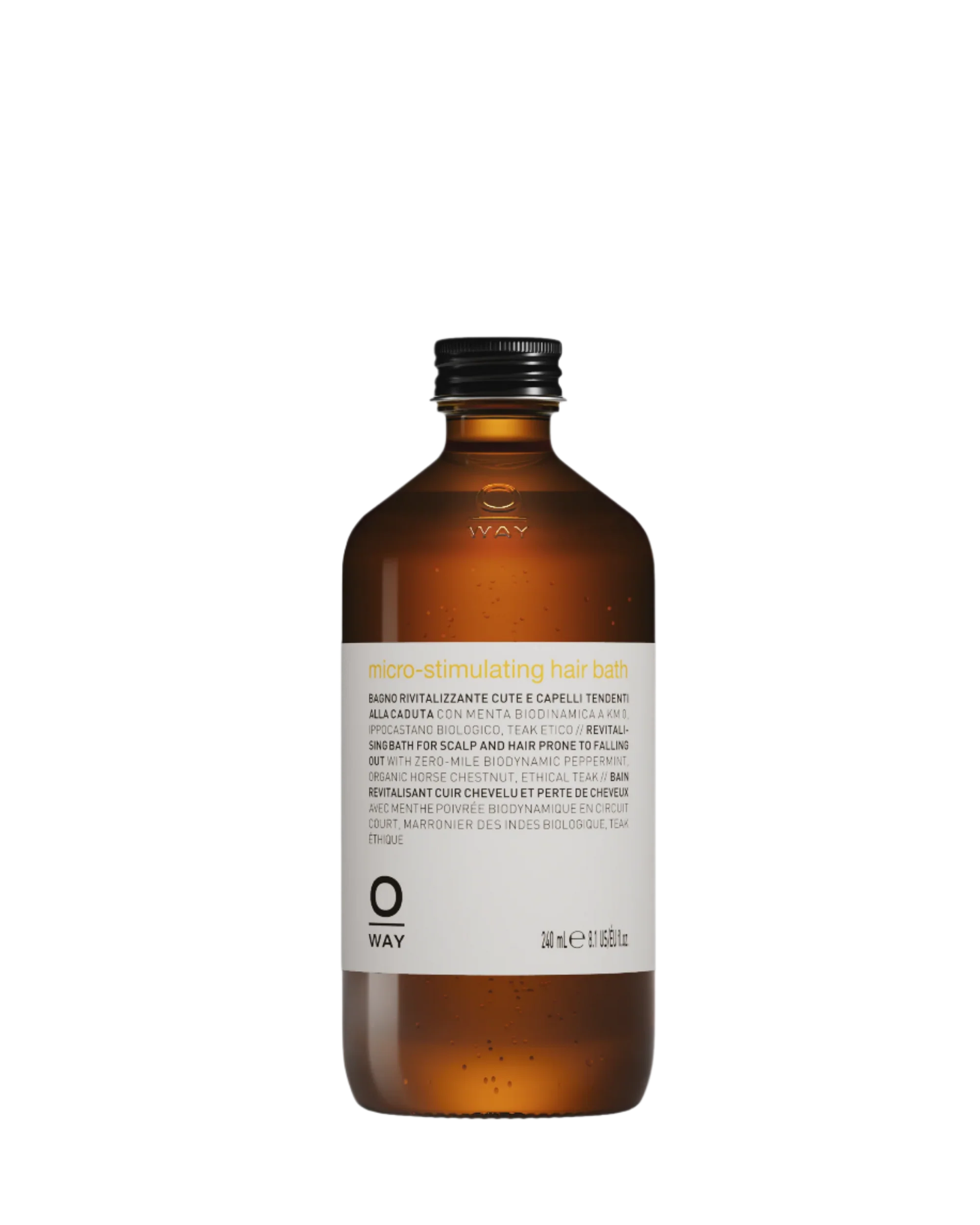 Micro stimulating micro-stimulating hair bath